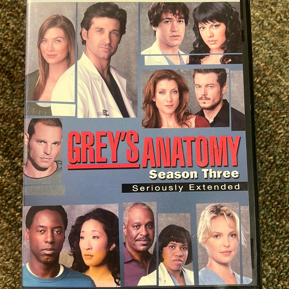 Grey’s anatomy the complete third season 25 episodes 7 disc dvd set